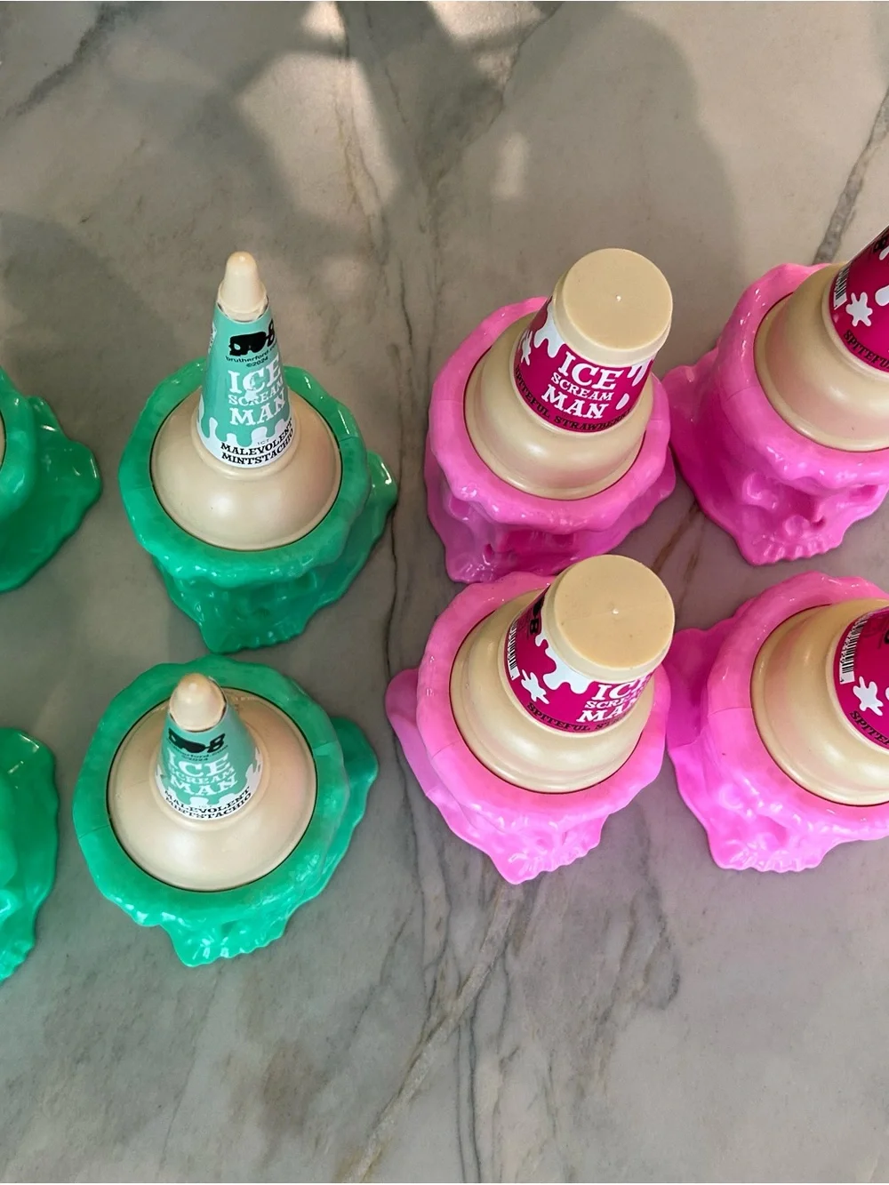 🎃 Halloween Brotherford Collection Ice Scream - Pink & Green set of 8 👻